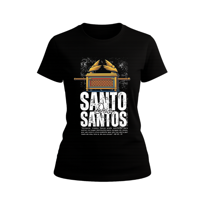 Camiseta Estampada Santo Dos Santos – Estilo que transmite atitude e significado!⚽