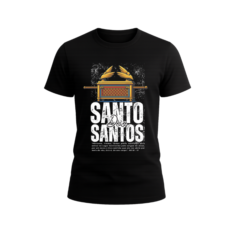 Camiseta Estampada Santo Dos Santos – Estilo que transmite atitude e significado!⚽