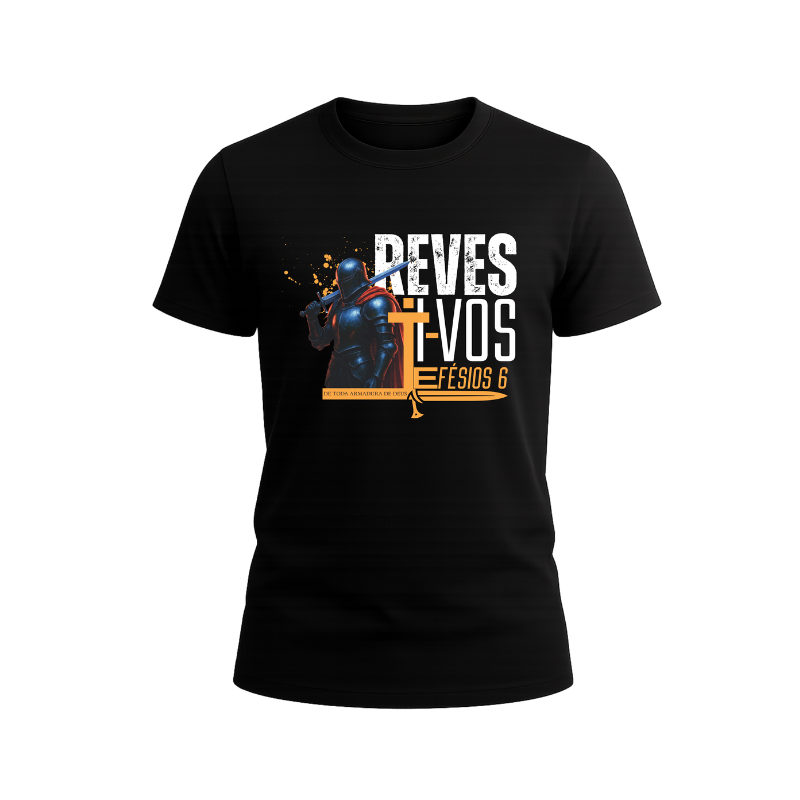 Camiseta “Revesti-vos de Toda a Armadura de Deus” – Estilo com propósito e presença!✝️
