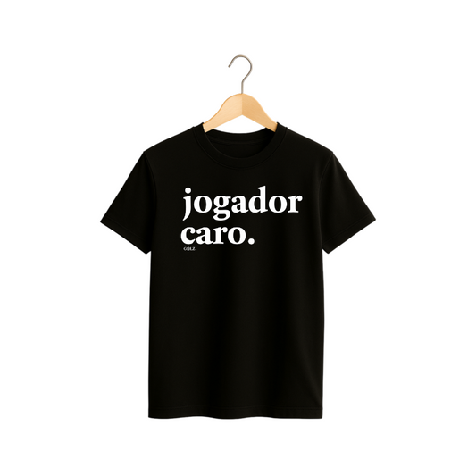 Camiseta Infantil “Jogador Caro” – Estilo de Craque Desde Pequeno! Orgulho Estampado em cada Detalhe⚽