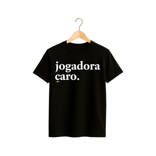 Camiseta Infantil “Jogadora Cara” – Estilo de Estrela Desde Pequena! Orgulho Estampado em Cada Detalhe⚽