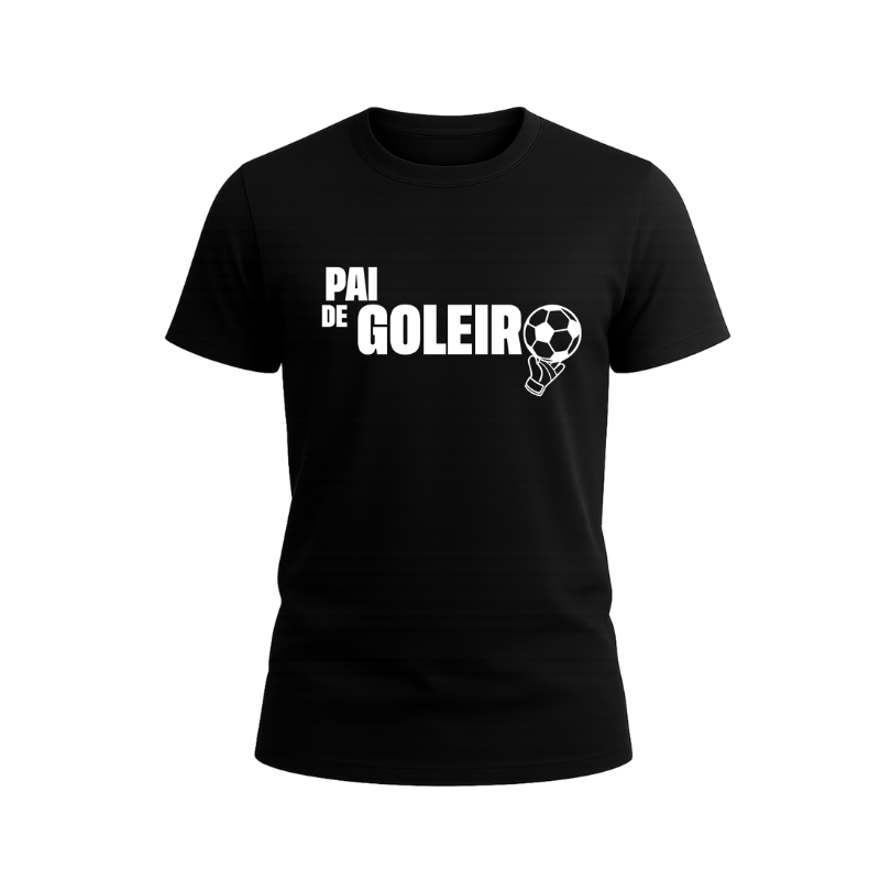 Camiseta “Pai de Goleiro” – Orgulho e Emoção em Cada Defesa!🧤
